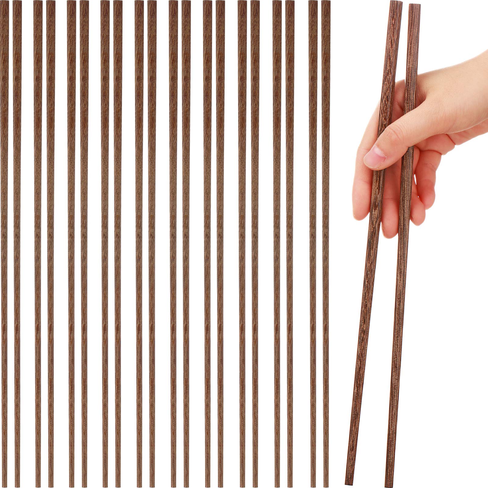 Patelai 10-pair long chopsticks package for daily use