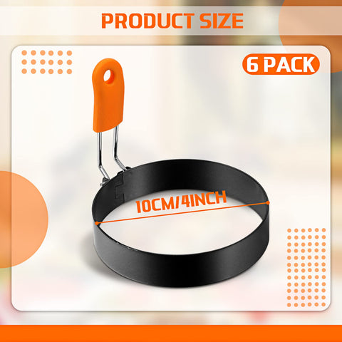 Patelai 4-inch egg ring mold for neat cooking rounds.