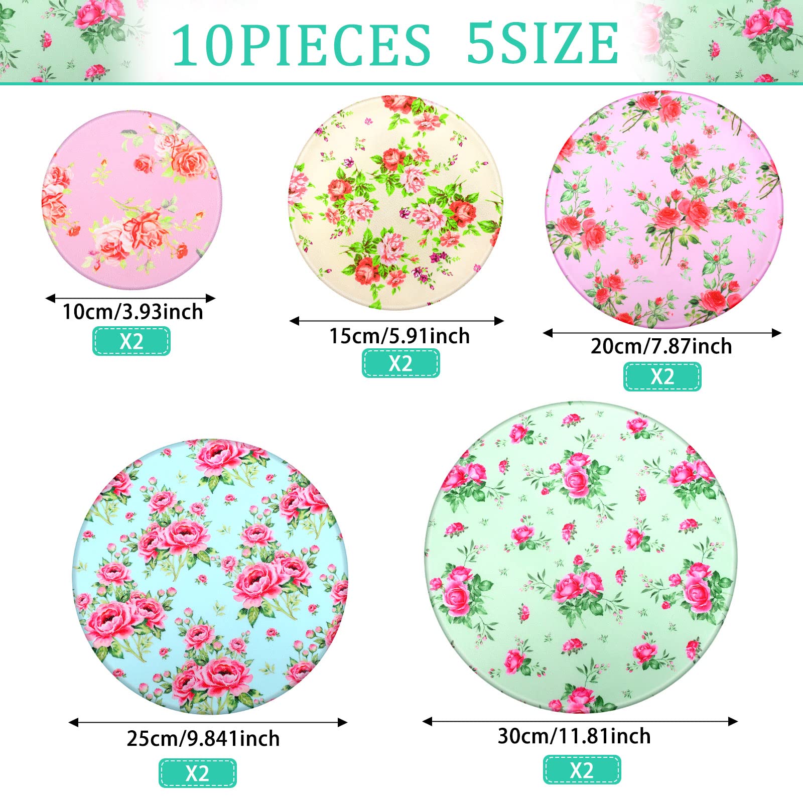 Patelai bowl covers in five sizes fit most bowls