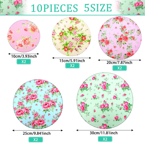 Patelai bowl covers in five sizes fit most bowls