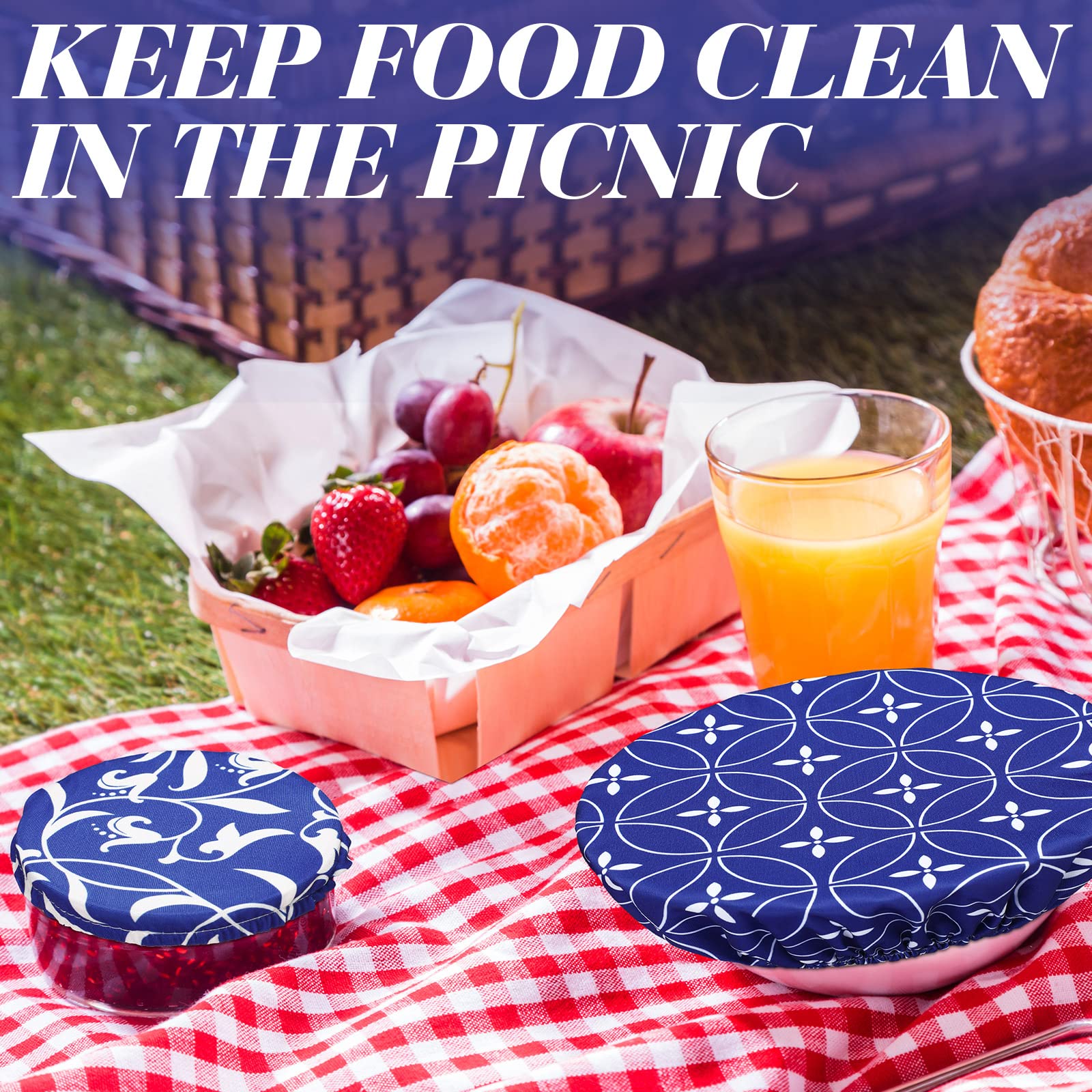 Patelai elastic seal lids snugly seal bowls and keep food fresh.