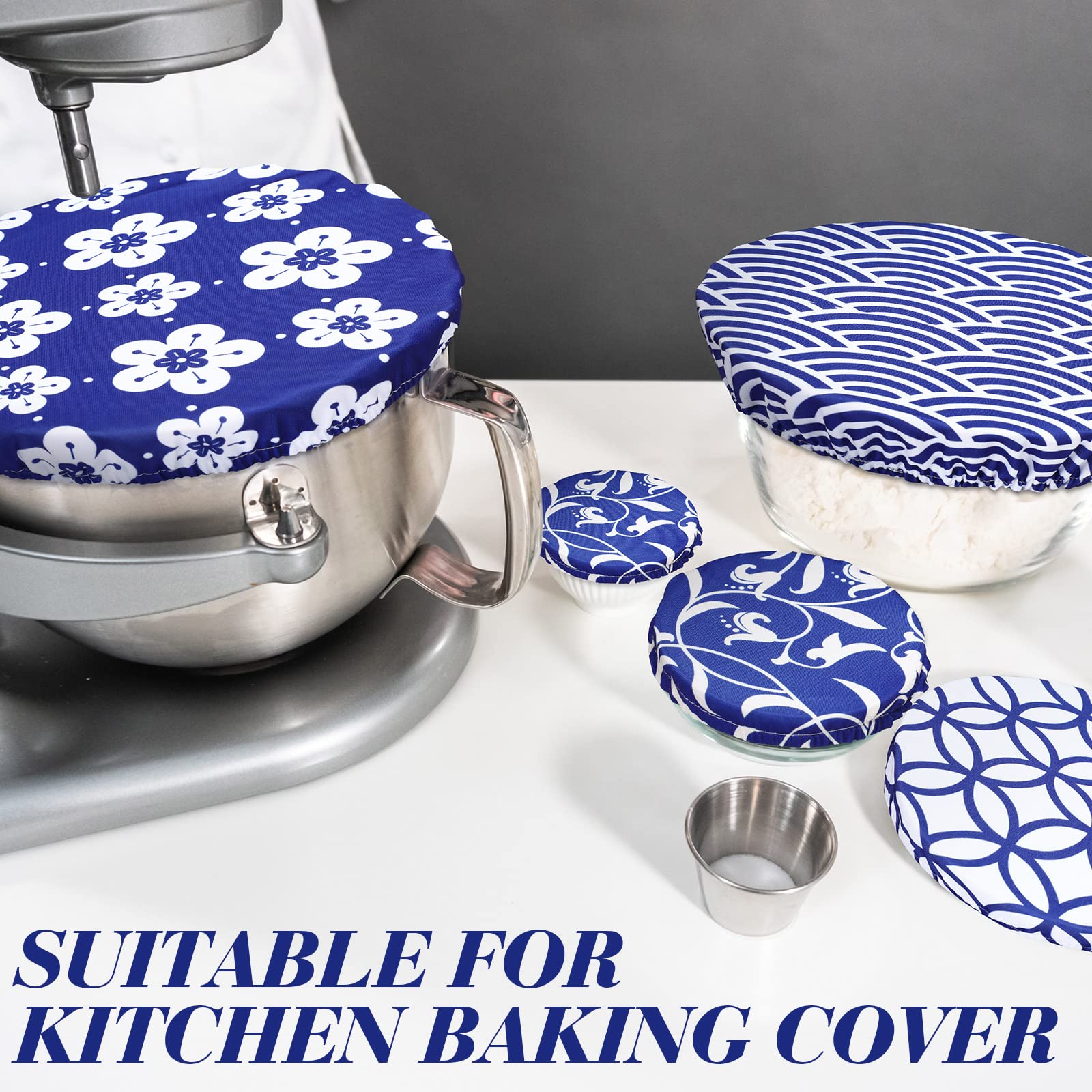 Patelai bowl covers five sizes offer flexible fit for most bowls.