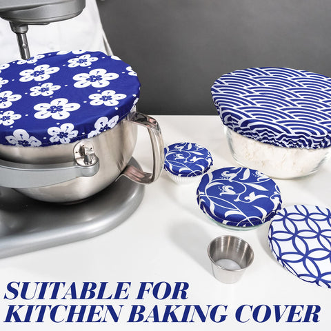 Patelai bowl covers five sizes offer flexible fit for most bowls.