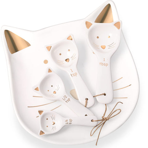 Patelai cat measuring spoons 1/4 teaspoon for precise recipe measurements.