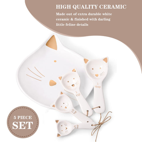 Patelai cat measuring spoons 1 teaspoon for quick ingredient prep.