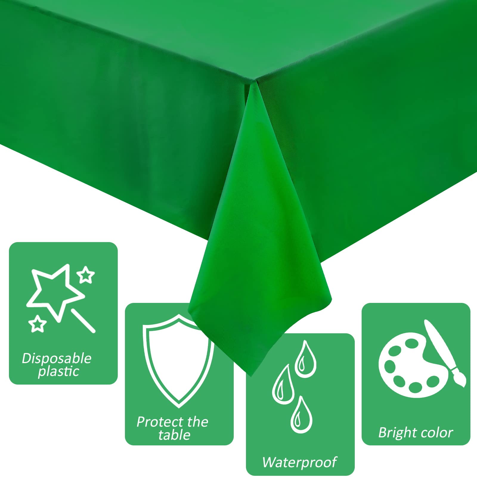 Patelai disposable tablecloth for easy cleanup after meals