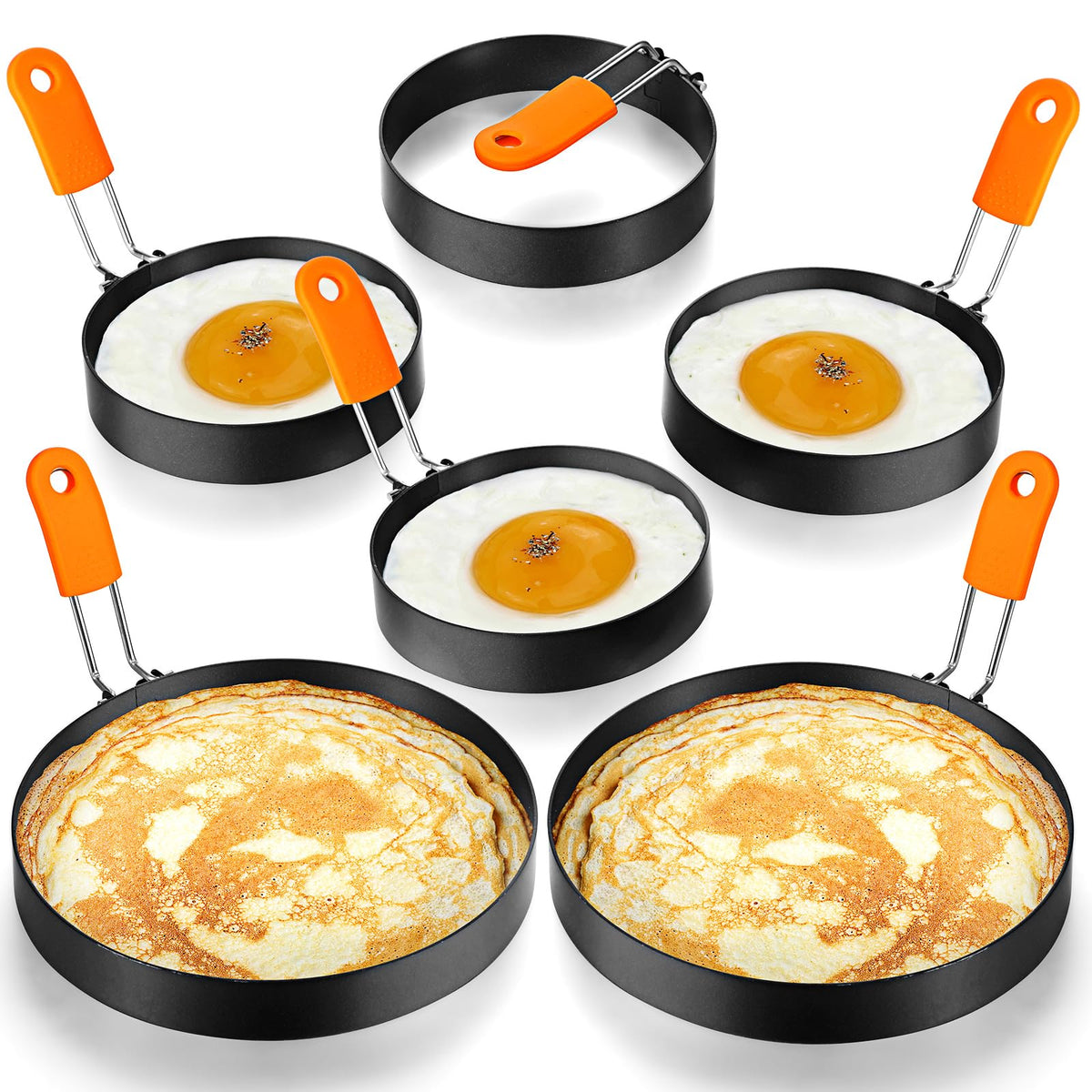 Patelai egg-ring four-inch shape for neat eggs and tidy breakfasts