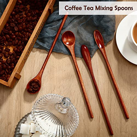 Patelai handmade wooden stirring spoon highlights natural grain and sturdy construction.