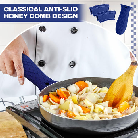 Patelai heat-resistant sleeve close-up with honeycomb grip