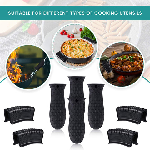 Patelai kitchen handle protector set for safer pan handling at home or on the go.