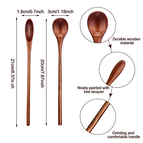 Patelai wooden spoon with long handle offers smooth, safe grip for daily use.