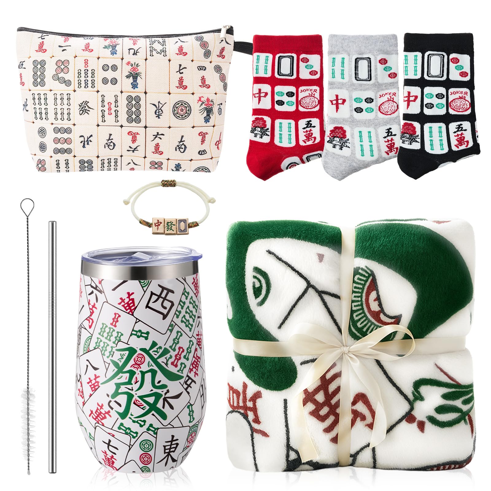 Patelai Mahjong Tumbler 16oz: durable stainless steel for on-the-go hydration