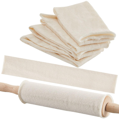 Patelai rolling pin covers four-pack laid out flat for easy baking prep.