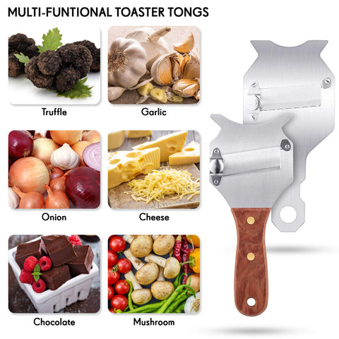Patelai rosewood ergonomic grip slicer enhances control during prep.