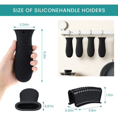 Patelai silicone assist handle holder stabilizing pans during lifting.