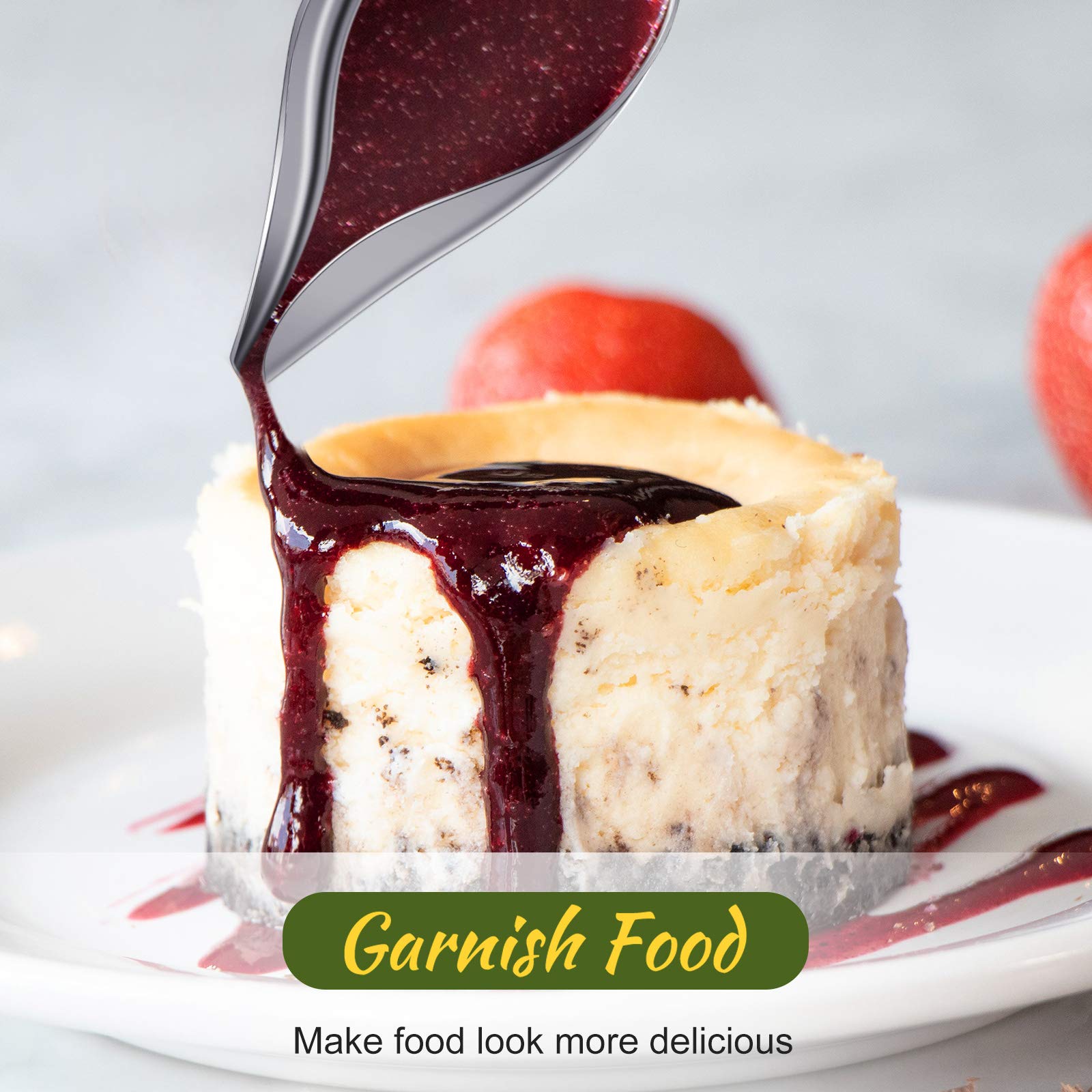 Patelai spoon sizes 18x2.6 cm and 20x3.7 cm for precision