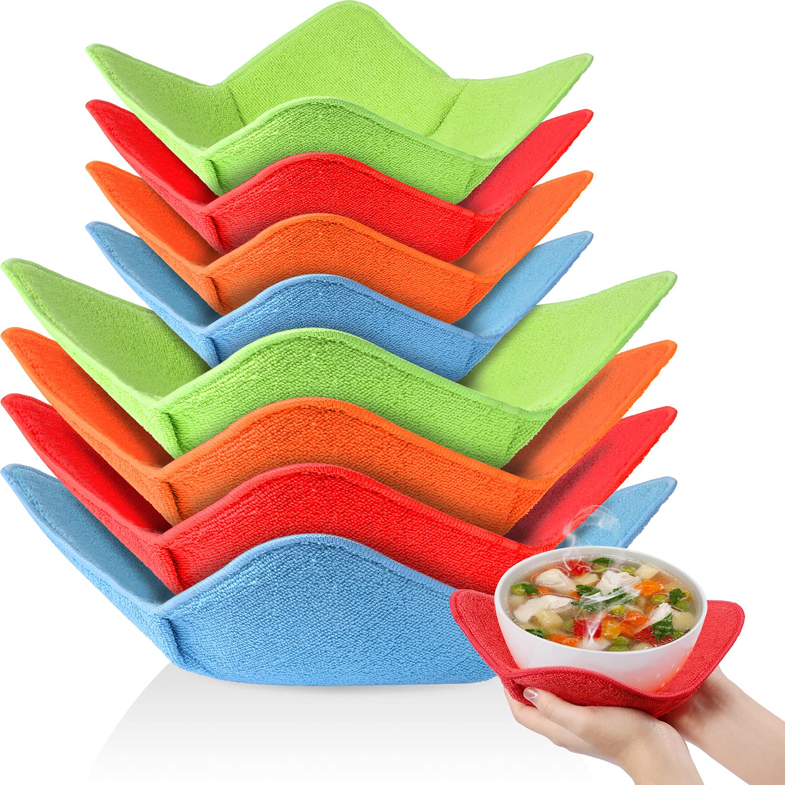 Patelai small bowl holder protects hands when lifting hot bowls