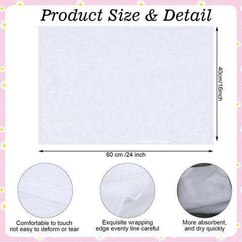 Patelai sublimation dish towel versatile kitchen and decor use