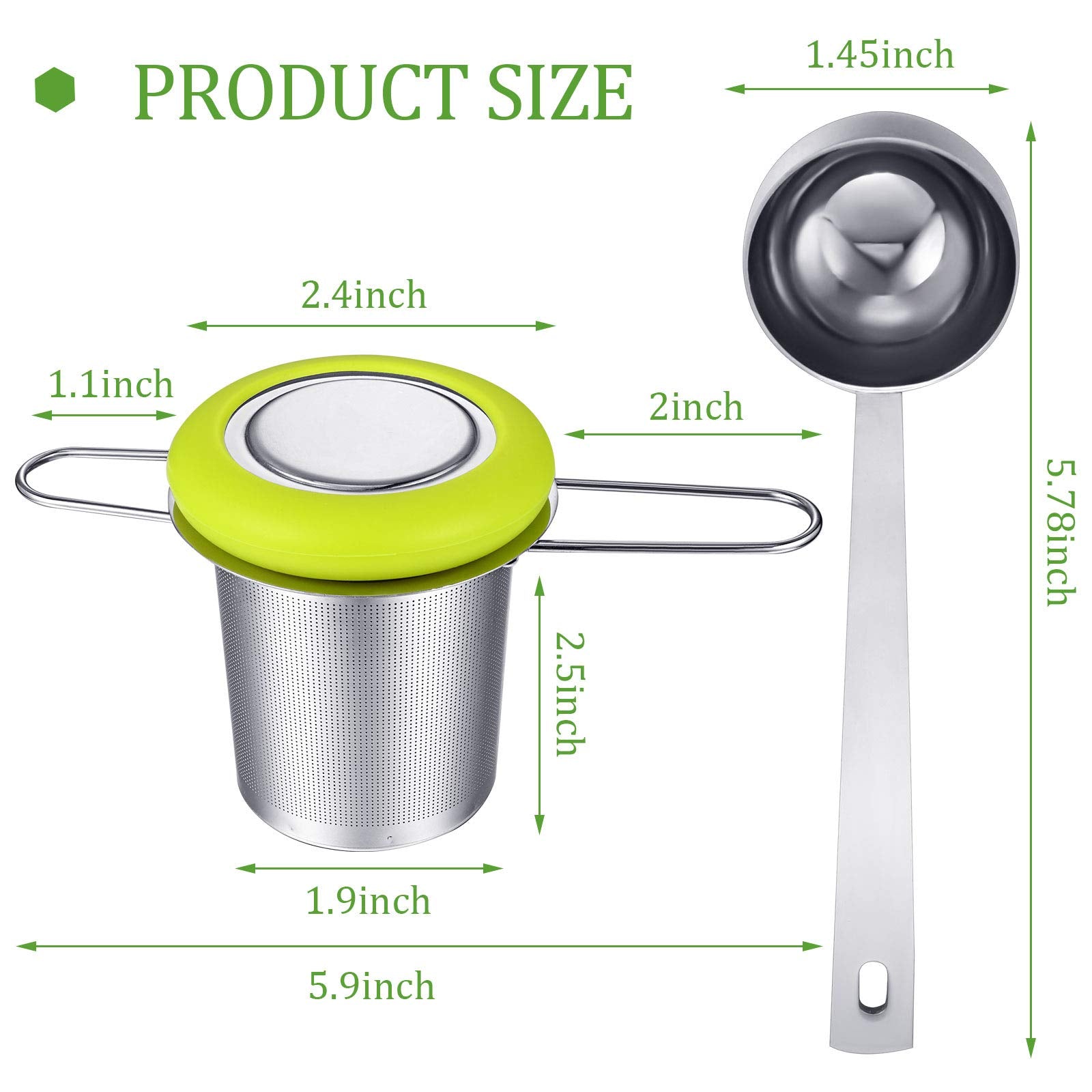 Patelai tea infuser lid doubles as a coaster during brewing.