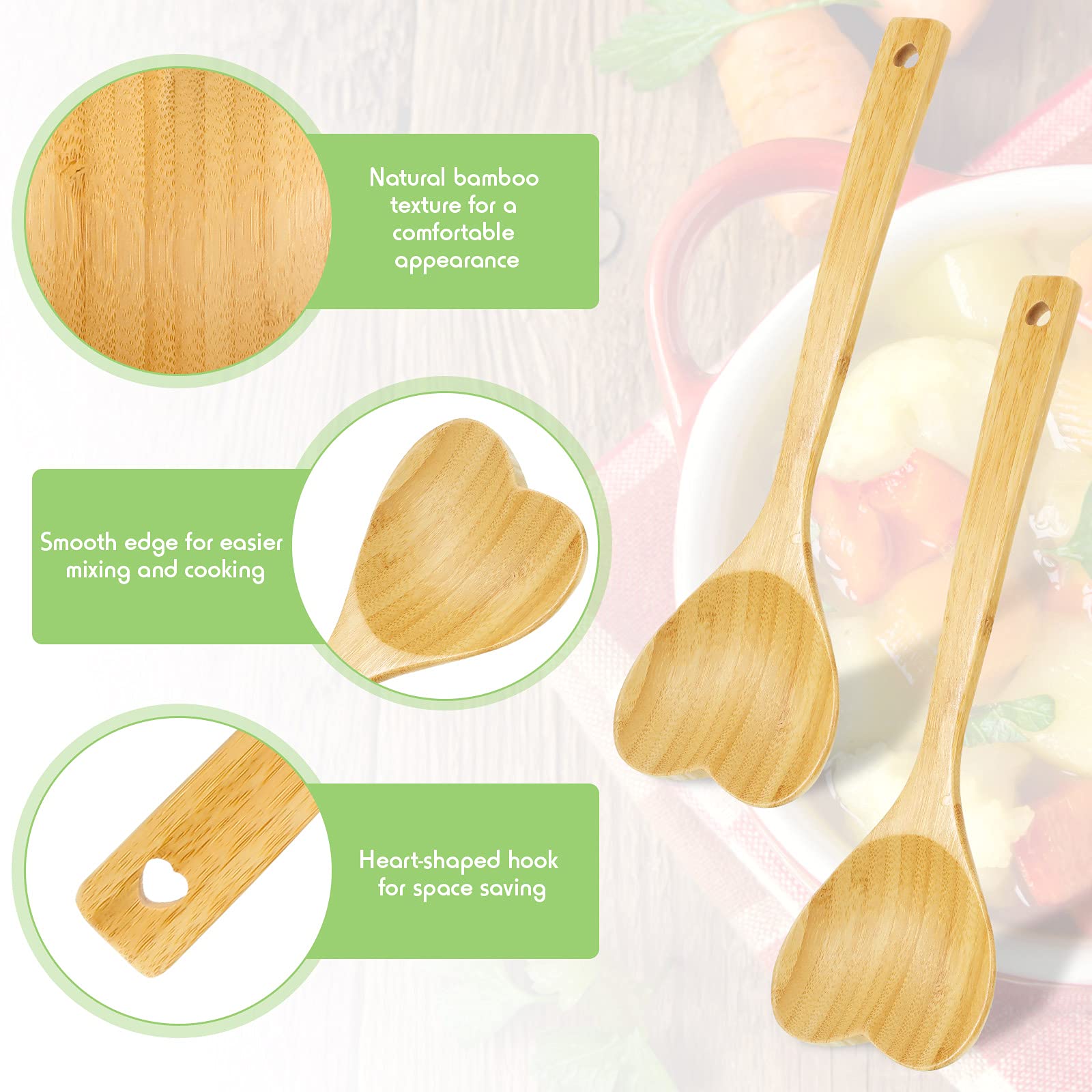 Patelai wooden kitchen utensil offers heat resistance and durability for daily cooking tasks.