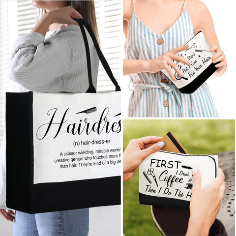 Paterr bag in black and white offers versatile styling.