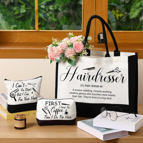 Paterr hairdresser print design stays vibrant after washes.