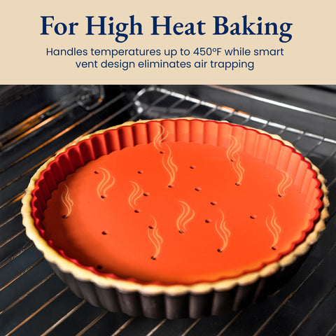 Patz&Patz bakeware delivers consistent blind baking results for any baker.