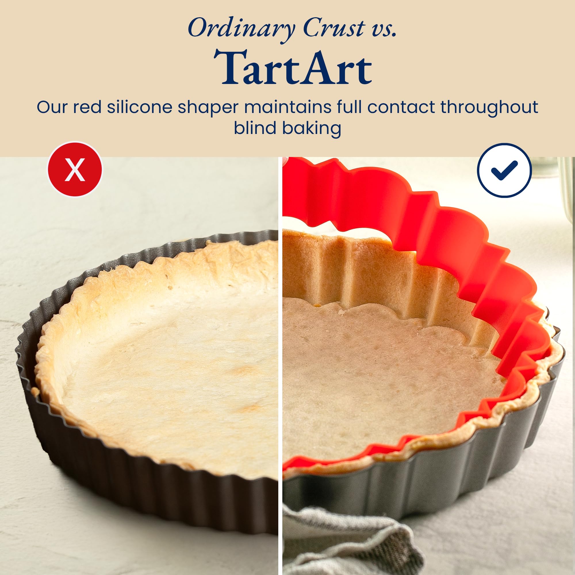 Patz&Patz fruit tart quiche mold creates elegant presentations for gatherings.