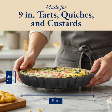 Patz&Patz pan handles up to 450°F for versatile baking and roasting.