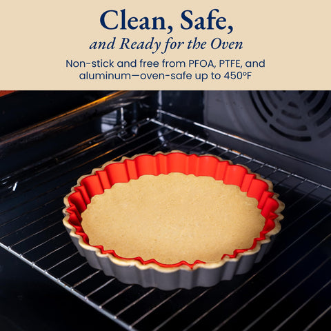 Patz&Patz nonstick coating keeps releases smooth and cleanup quick.