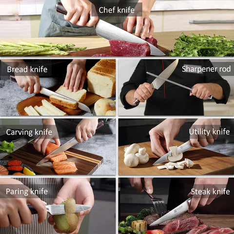 PAUDIN 5-inch utility knife versatile for small tasks