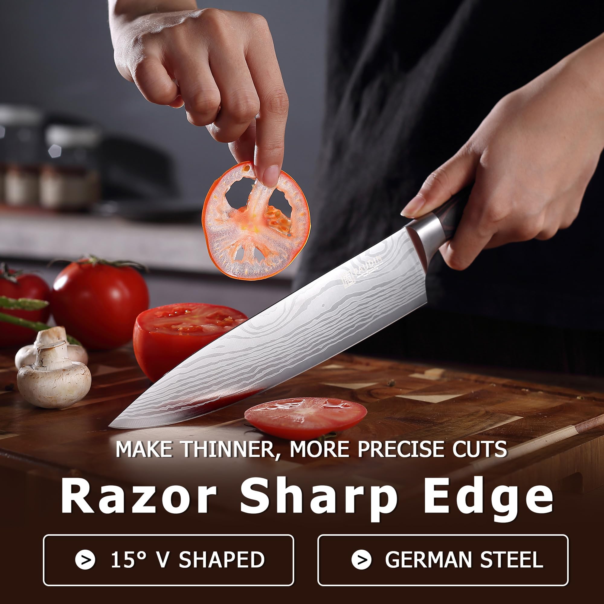 PAUDIN 8-inch carving knife for effortless roasts