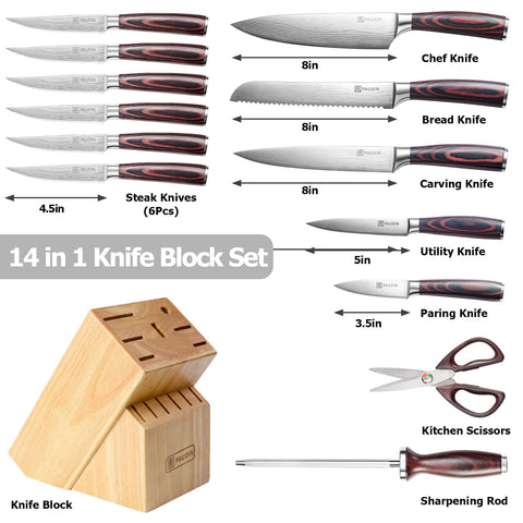 PAUDIN 8-inch chef knife ready for precise slicing