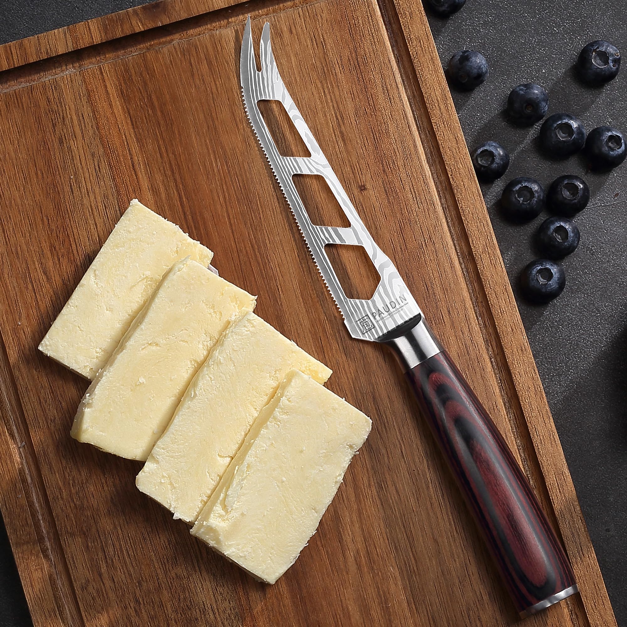 PAUDIN gift-ready cheese knife design for holidays and occasions