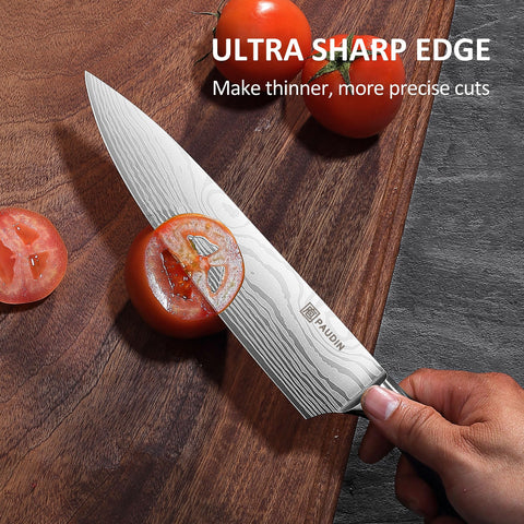 PAUDIN 7-inch nakiri knife ideal for vegetable prep