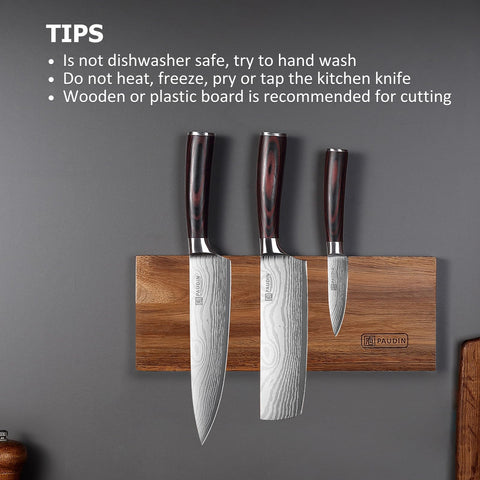 PAUDIN daily prep scene shows versatile knives in use