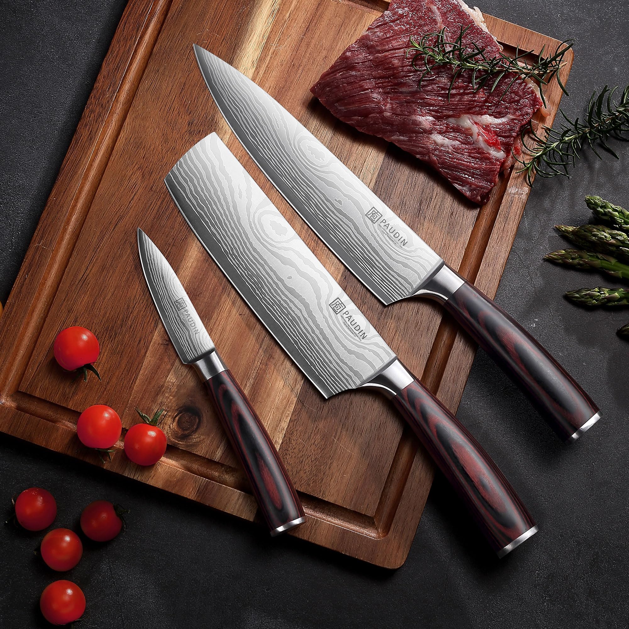 PAUDIN professional boxed knife set ready for gifting or upgrades