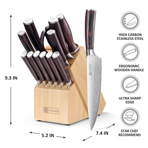 PAUDIN kitchen scissors for precise cuts