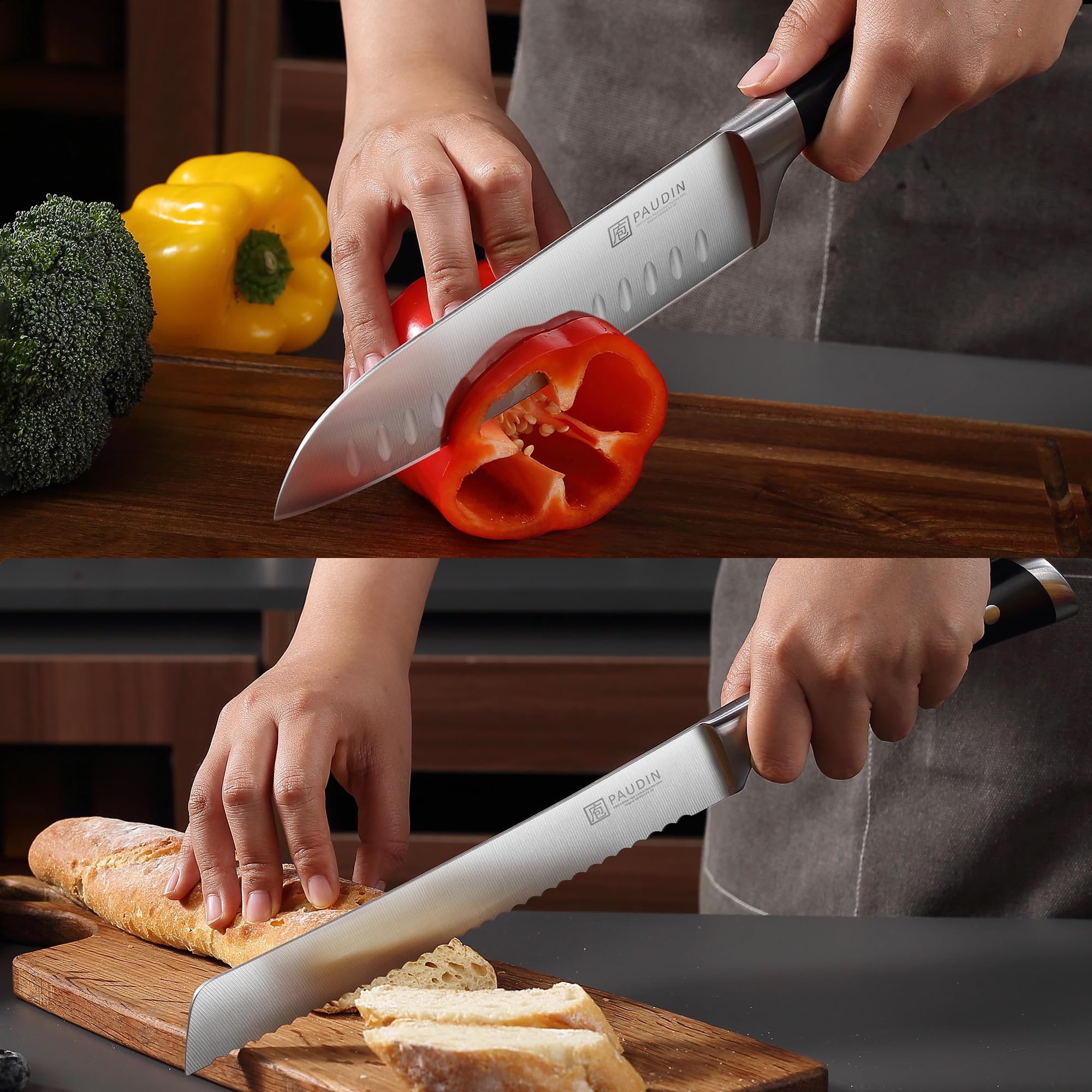 PAUDIN 5-inch utility knife suitable for everyday prep