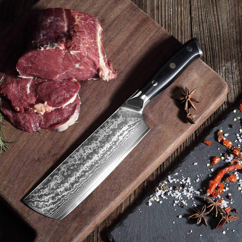 PAUDIN Nakiri knife 7inch gift box presentation for gifting