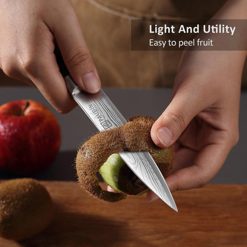 PAUDIN knife edge being sharpened to maintain long-lasting sharpness.