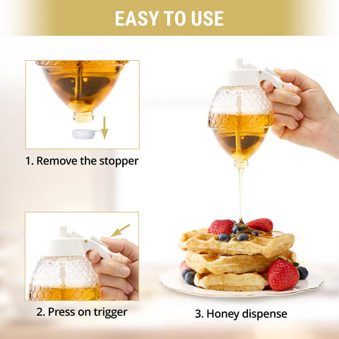 PAULSWAY honeycomb-design container preserves freshness while pouring.