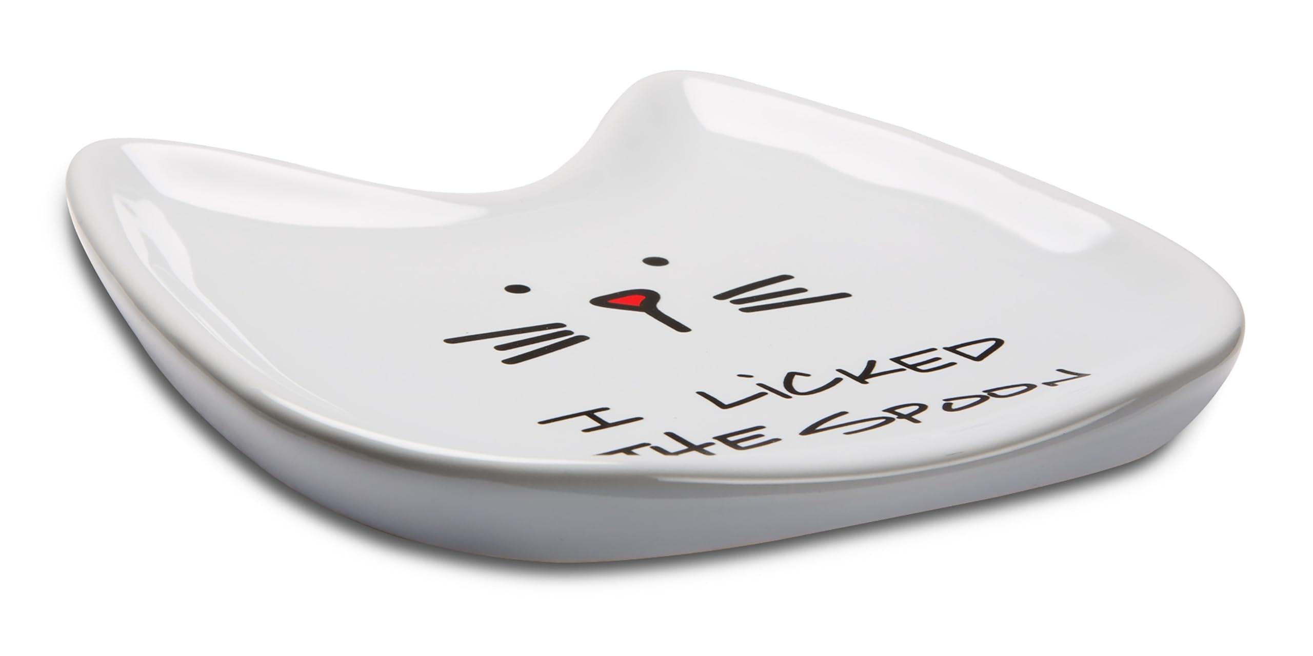 Pavilion Blobby Cat spoon rest ceramic construction supports daily use.