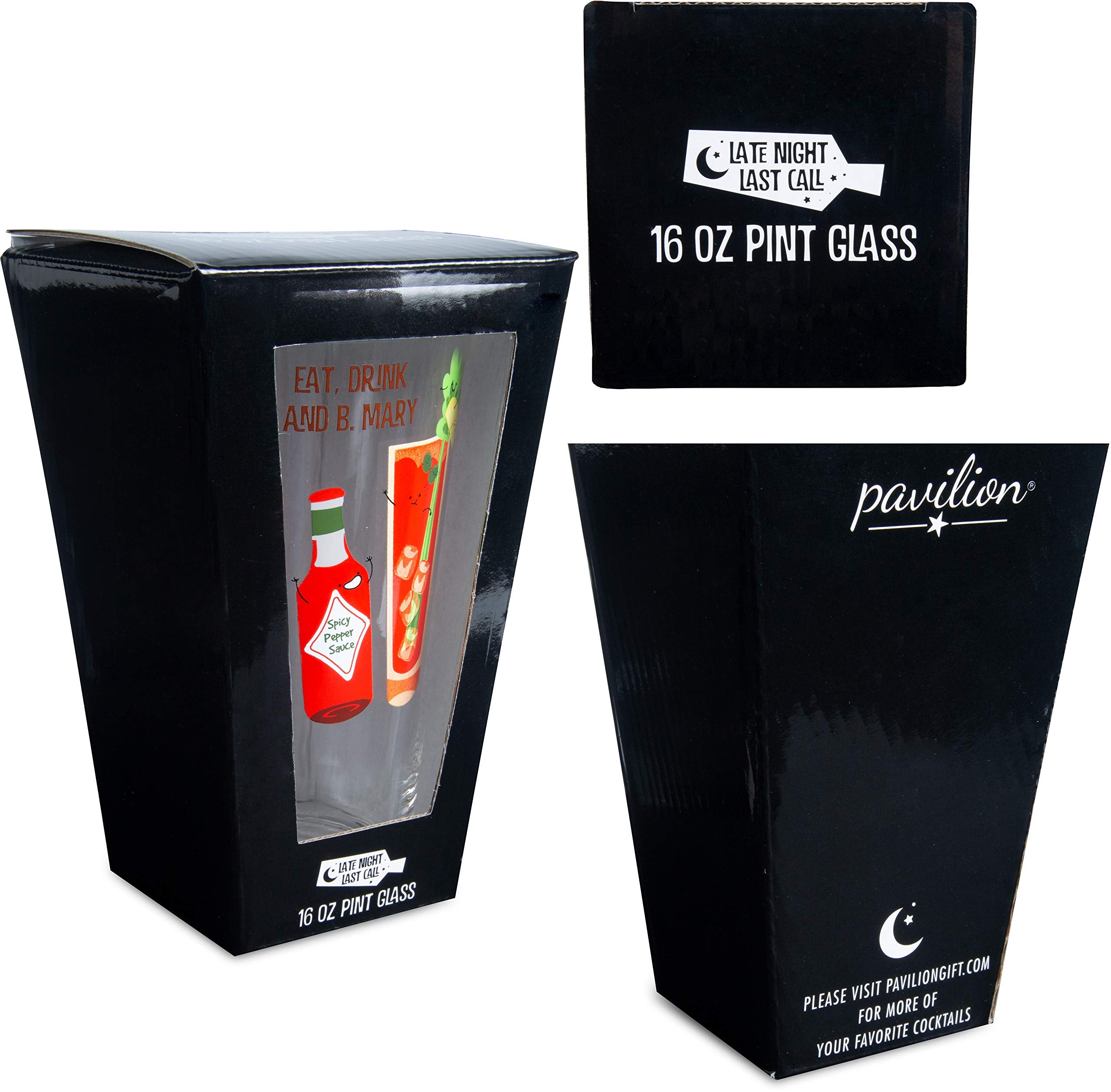 Pavilion Gift Company glass with gift-ready packaging for gifting.