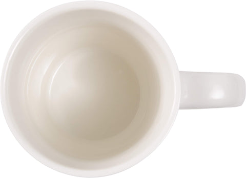 Pavilion Gift Company Nana Cup heart tag close-up with blue ribbon, gift-ready.