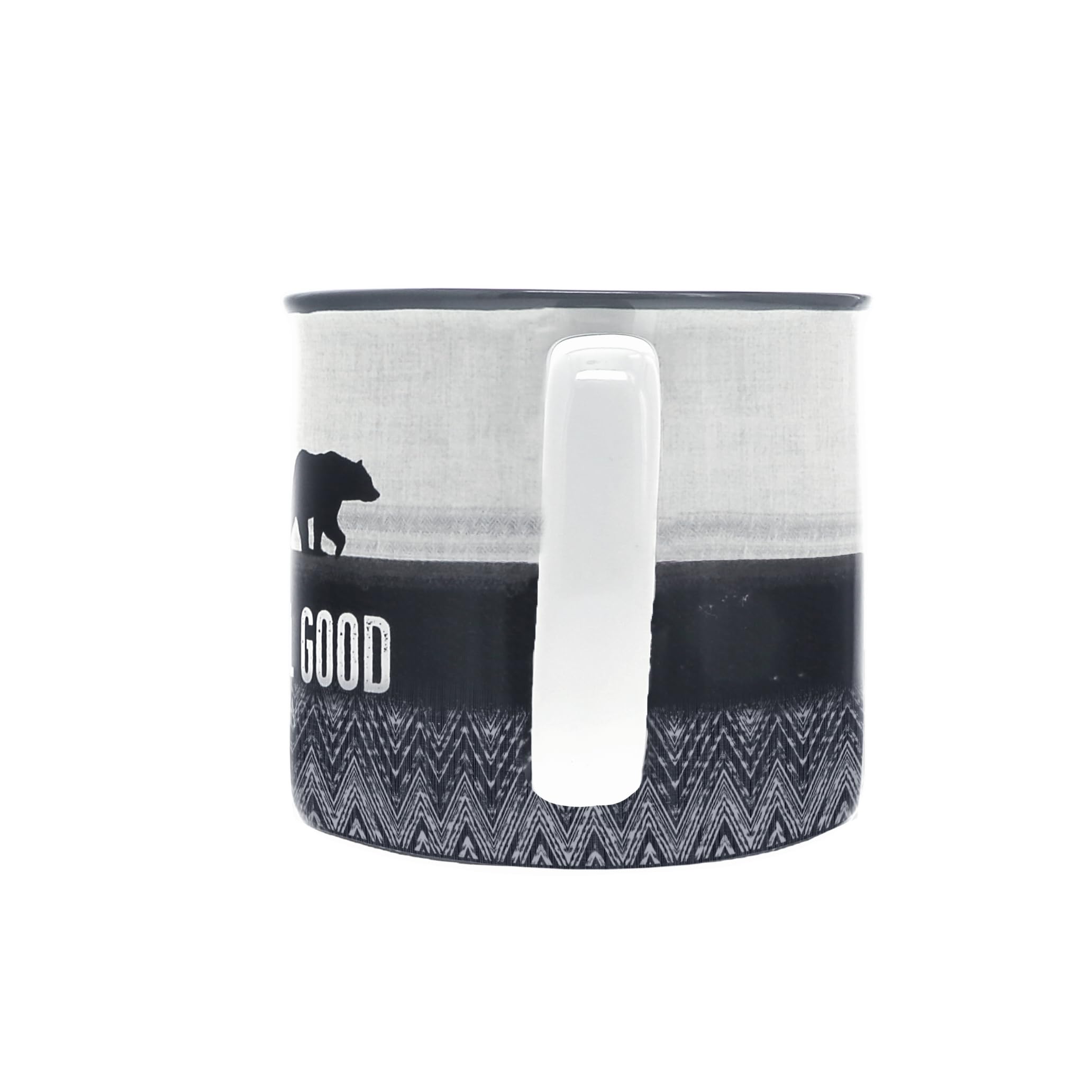 Pavilion Good In The Woods mug dimensions show 17 oz capacity for daily use.