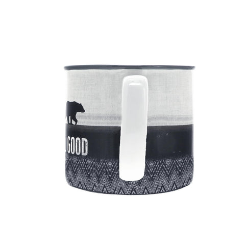 Pavilion Good In The Woods mug dimensions show 17 oz capacity for daily use.