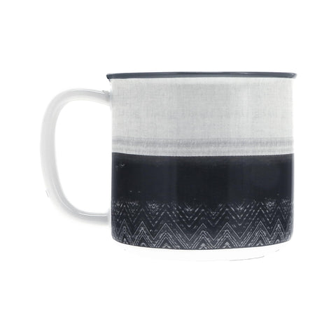 Pavilion mug is dishwasher and microwave safe for easy cleanup.