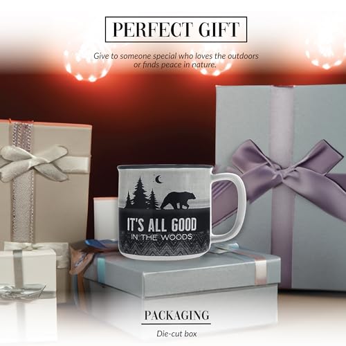 Pavilion Good In The Woods mug interior gloss promises easy cleaning.