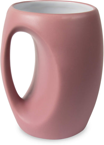 Pavilion Good Morning Sister mug shows matte exterior and glossy interior for tactile contrast.